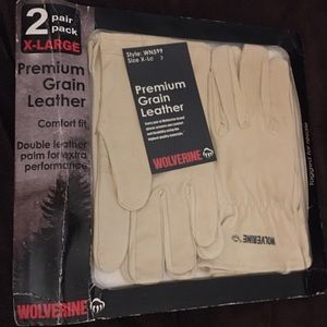Wolverine XL leather gloves